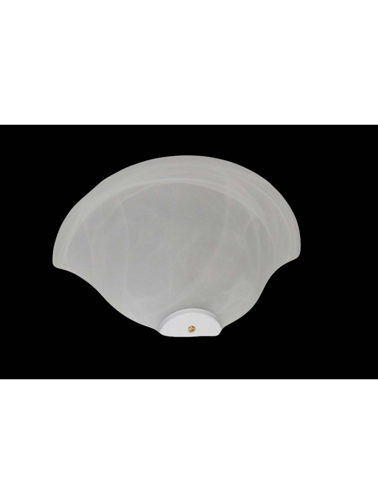 Classic glass wall light 1 light Duna Bianco