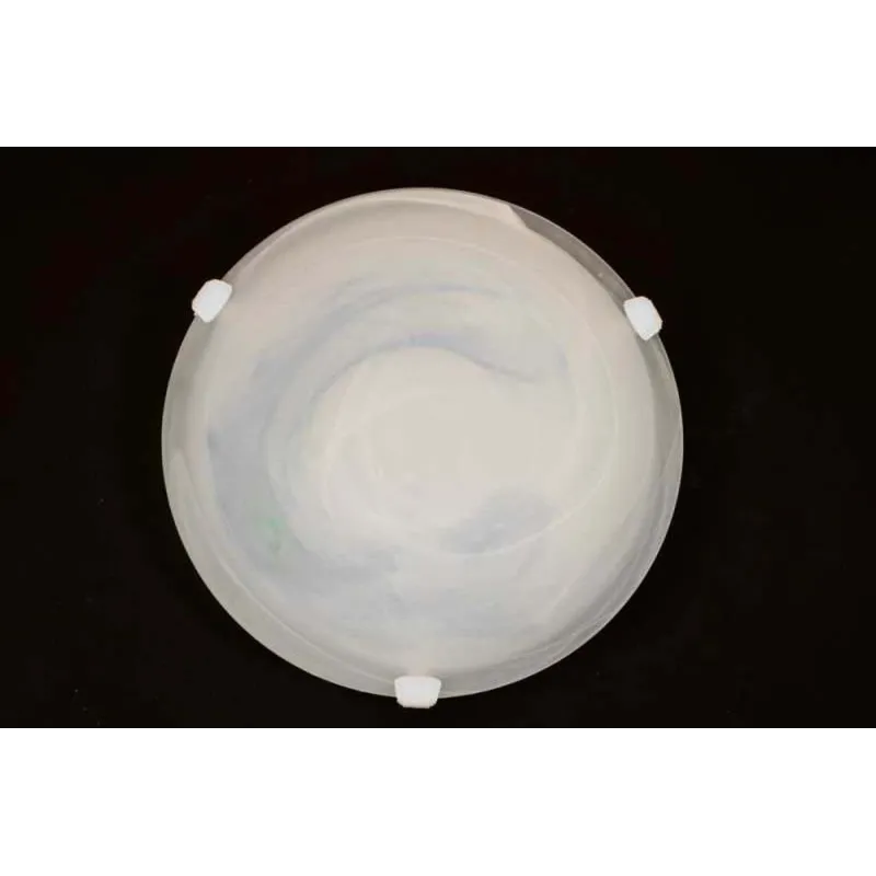 Classic ceiling light in glass 1 light D.30 Duna Azzurro