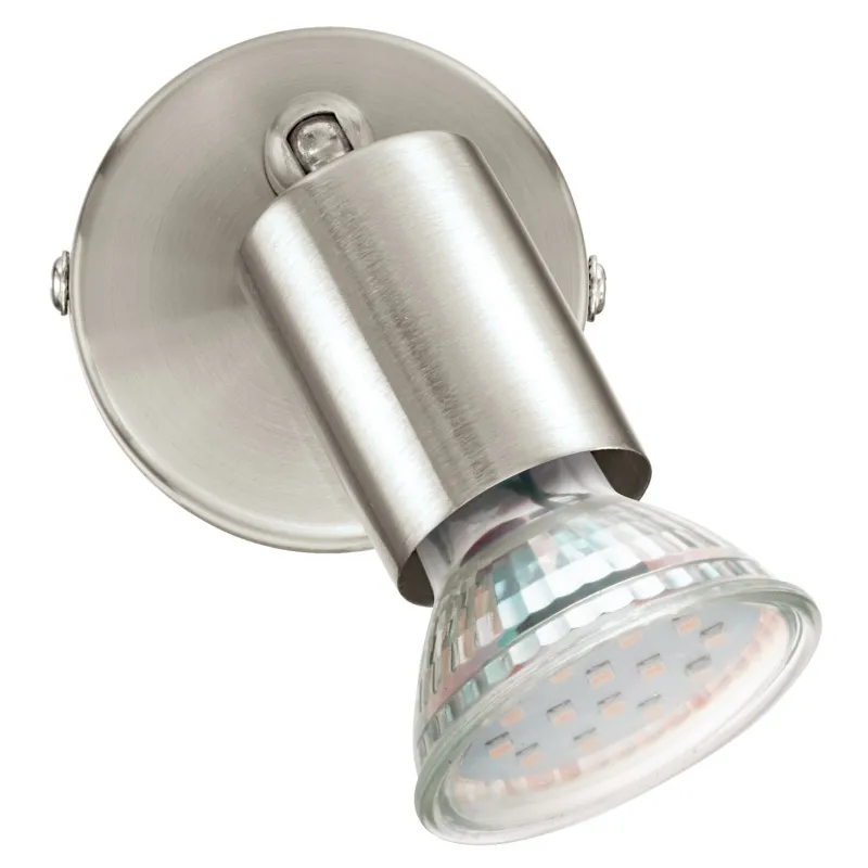 Spotlight modern nickel spot GLO 92595 buzz-led