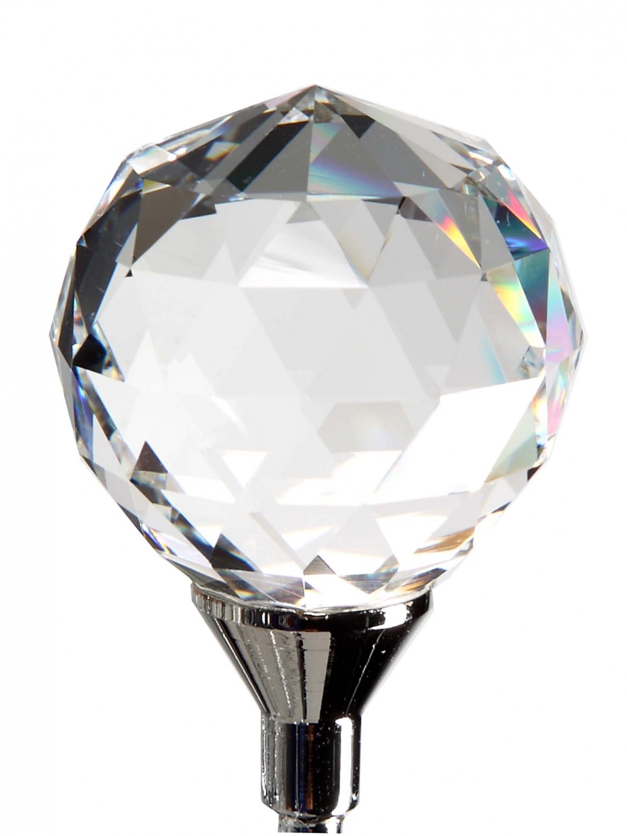 Lampadario moderno in cristallo trasparente 6 luci Diamante