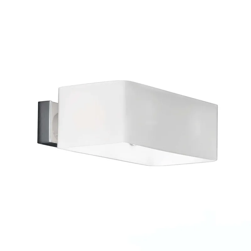 White modern wall light 2 lights Box