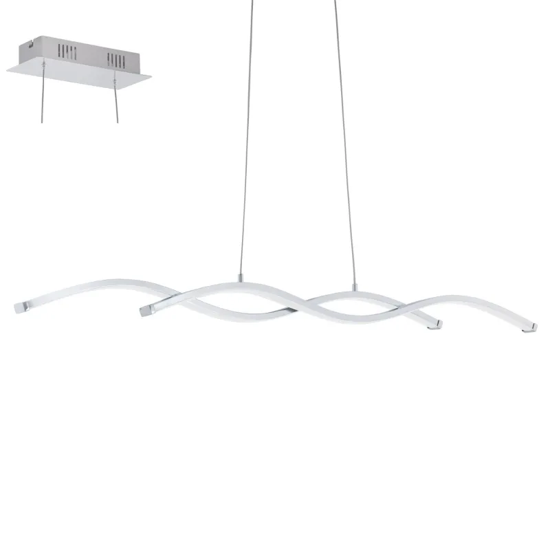 Modern chrome LED chandelier GLO 96103 Lasana 2