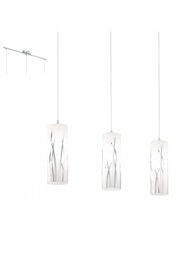 3 lights modern chandelier GLO 92741 Rivato