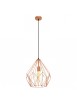 Vintage chandelier 1 light copper GLO 49258 Carlton