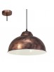 Vintage chandelier 1 light copper GLO 49248 Truro 2