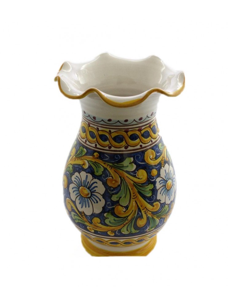 Vaso Moderno da Interno in Ceramica Lavorata a Mano Made in Italy - Clarissa