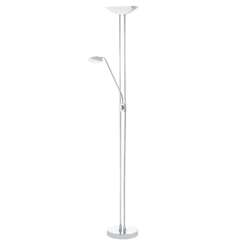 Led modern chrome floor lamp GLO 93875 Baya Led