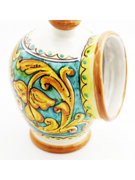 Saliera in ceramica siciliana art.15 dec. Gianluca