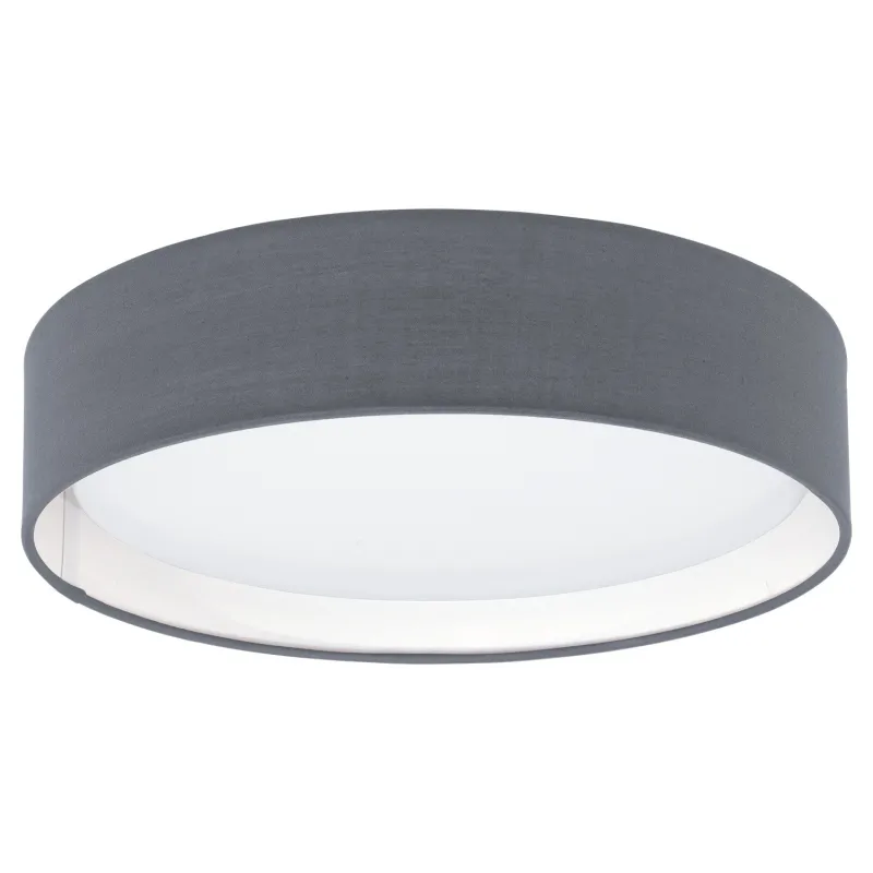 Modern LED ceiling light in Gray Fabric GLO 31592 Pasteri