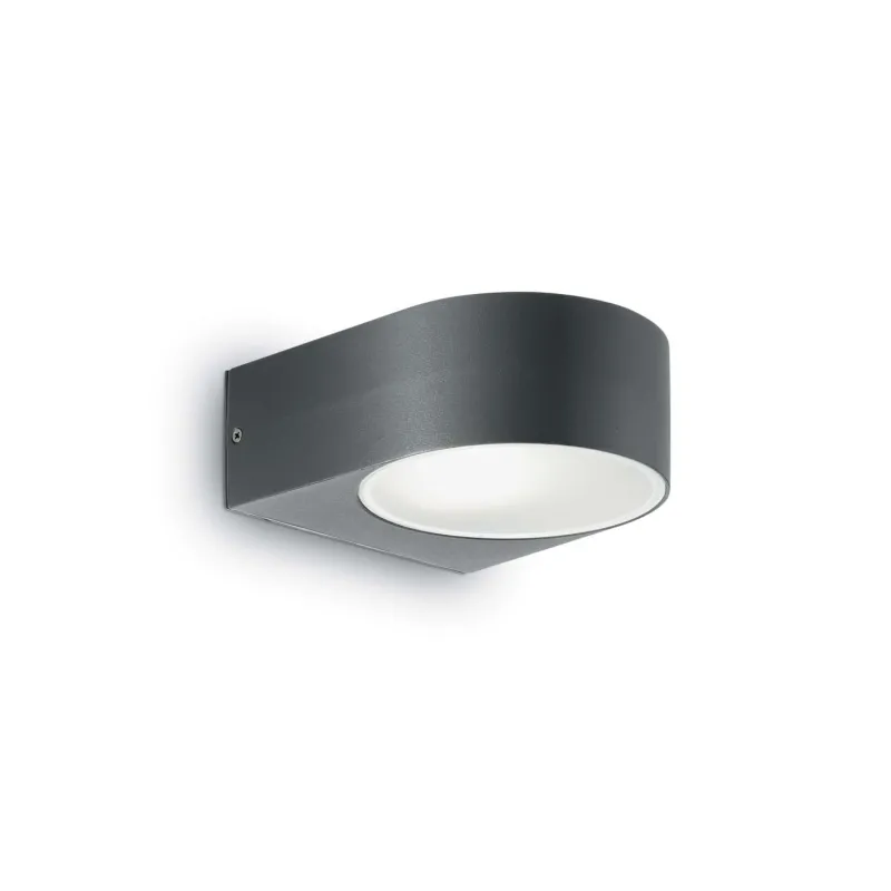 Iko anthracite 1 light modern outdoor wall light