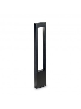 Modern outdoor bollard light 1 black Vega light