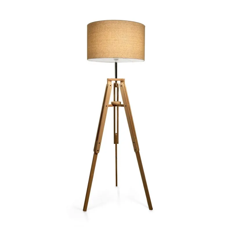 Modern Klimt light wooden floor lamp