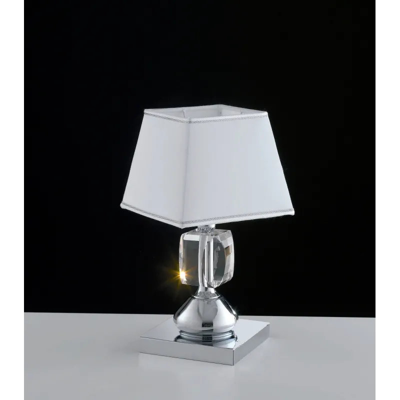 Lumetto contemporaneo con cristalli 1 luce LGT Preziosa lp