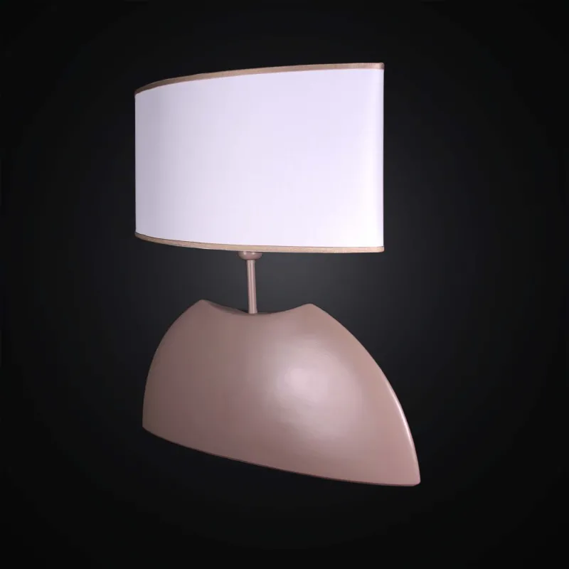 Large lumina in oval ceramic with 1 light BGA 2992-lg oval