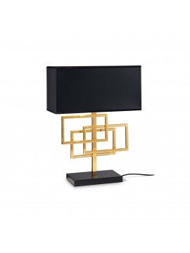 Modern black lamp ideal design ideal-lux Luxury tl1 brass