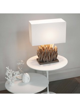 Modern table lamp in classic natural wood ideal-lux Snell tl1 big