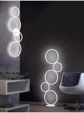 Lampada Da Tavolo A Led Moderna Design Bianco Trio 522610331