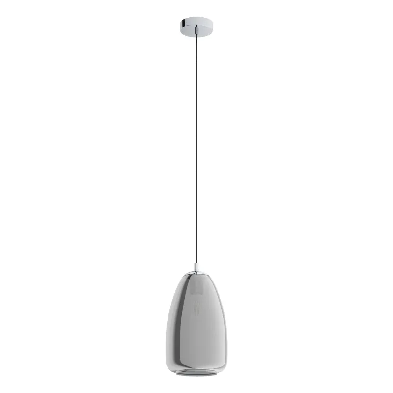 Lampadario moderno design vetro fumè 1 luce GLO 98615 Alobrase