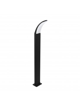 Large black modern LED outdoor pole GLO 98152 Fiumicino