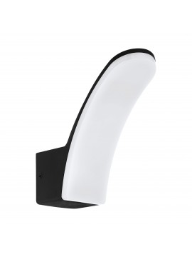 Modern black LED outdoor wall light GLO 98148 Fiumicino