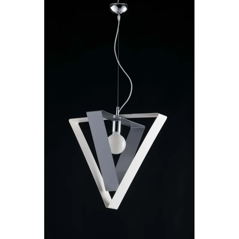 Lampadario moderno design vari colori 1 luce LGT Trigo d.50