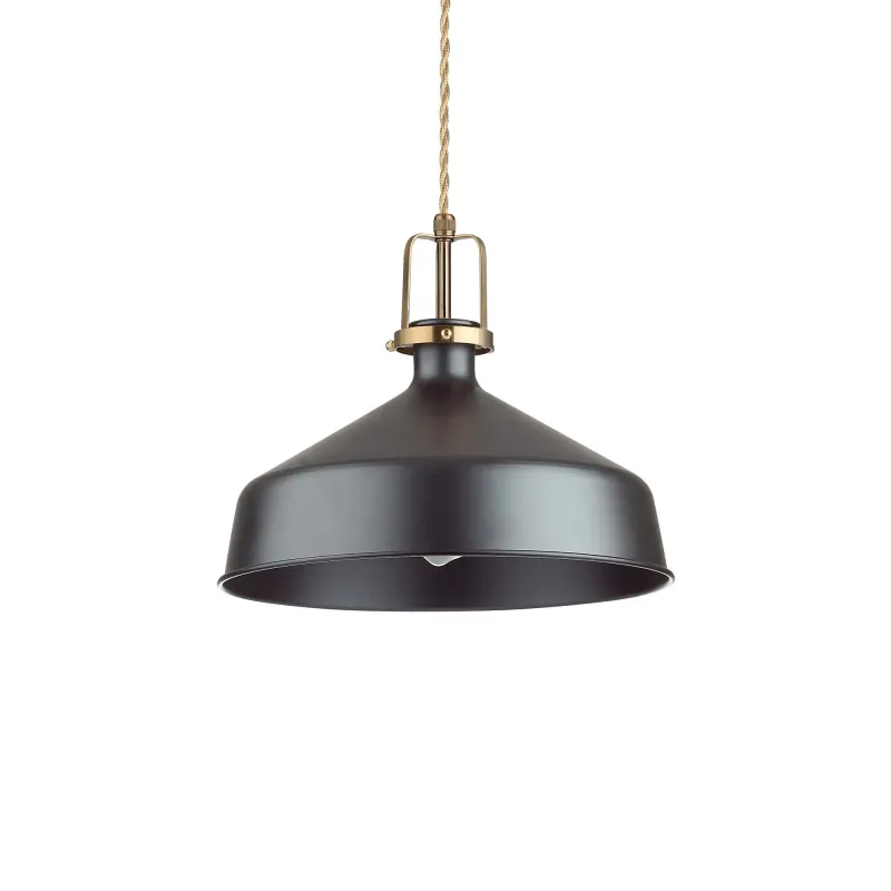 Rustic vintage pendant light 1 light Eris 2 sp1 black