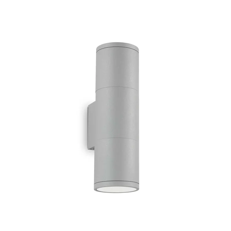 Modern 2-light outdoor wall light Gun ap2 small gray