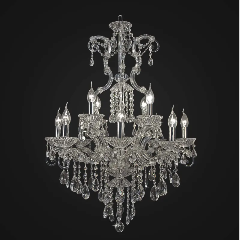 Classic crystal chandelier swarovsky design 12 lights BGA 1893-8-4