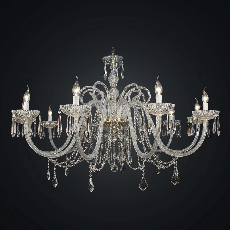 Lampadario classico cristallo design swarovsky 10 luci BGA 1953-10