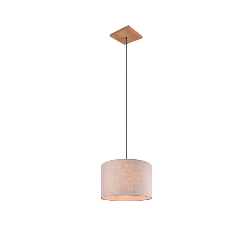 Lampadario moderno in tessuto a 1 luce trio 302100130 Elmau