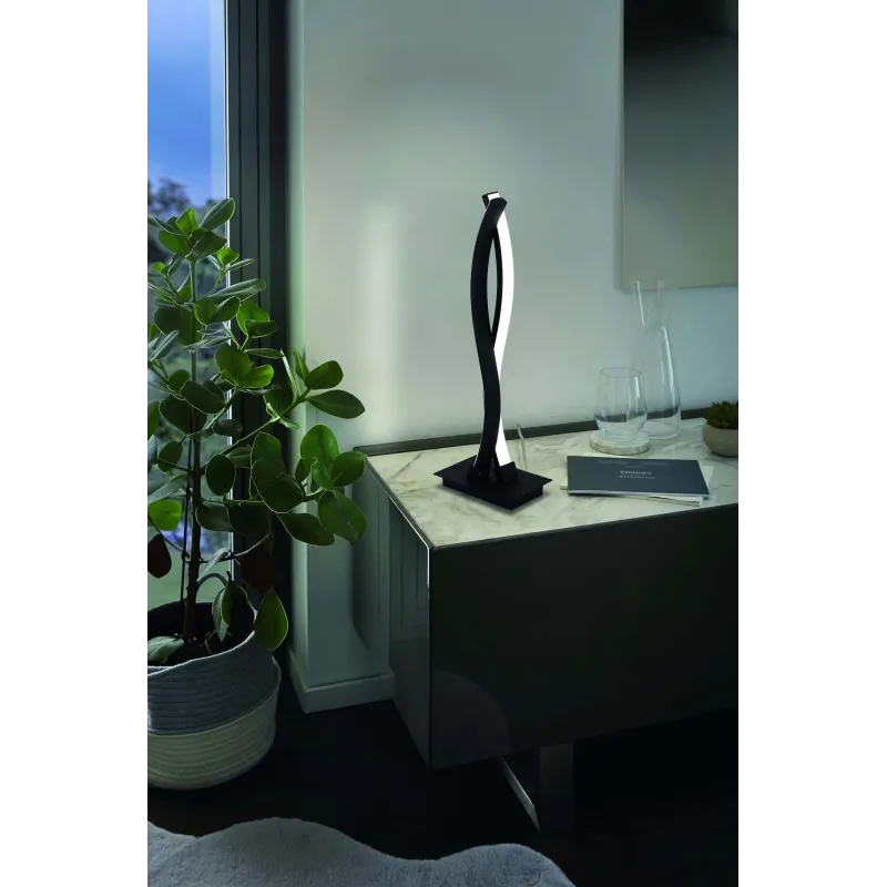 Modern design black led table lamp GLO 99318 Lasana 3