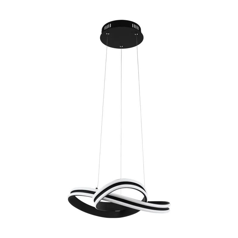 Lampadario a led moderno design nero GLO 99249 Corredera