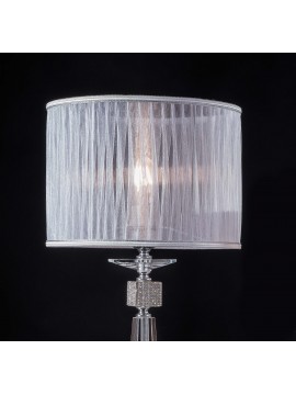 Large modern crystal and rhinestone lamp with 1 light Design Swarovsky Ornella