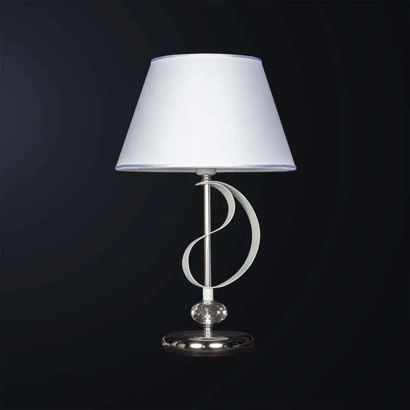 Lumetto moderno bianco design cristallo swarovsky a 1 luce BGA 3164-lp