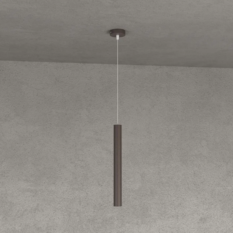 Modern pendant lamp peninsula kitchen design brown 1 light tpl 0020