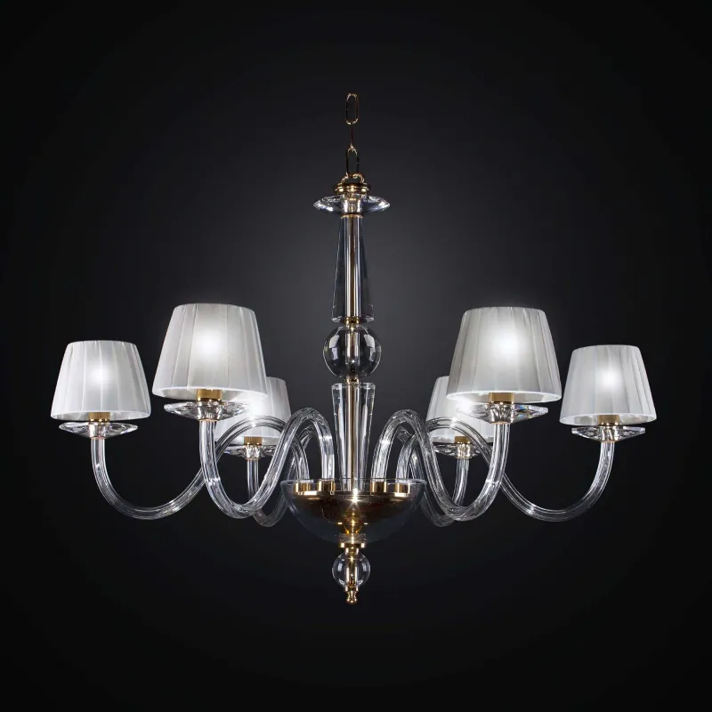 Classic swarovsky design crystal chandelier with 6 lights BGA 2324-6