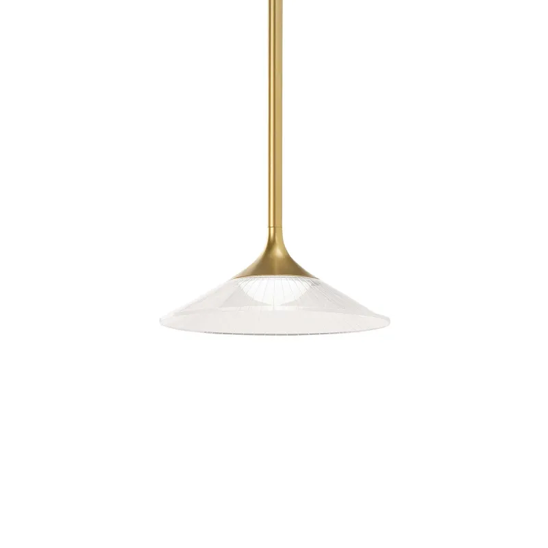 Lampadario a sospensione led moderno design oro cucina DL1638