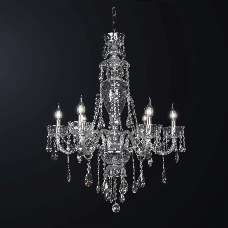 Lampadario classico cristallo design swarovsky 6 luci BGA 3219-6