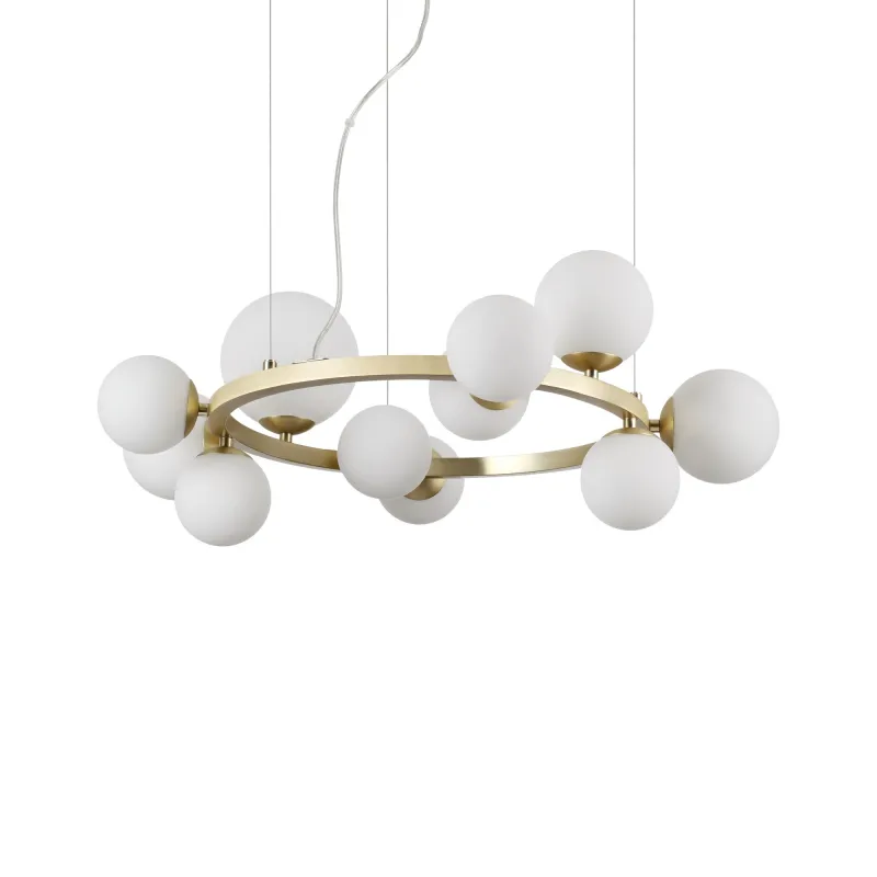 Modern design gold chandelier 11 lights for living room DL1681