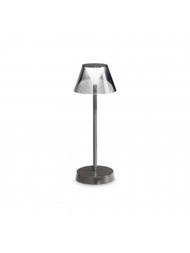Lamp lamp with batteries for outdoor led modern design gray DL1769