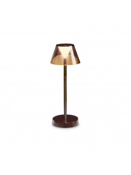 Modern design brown led lamp with batteries for outdoor DL1770