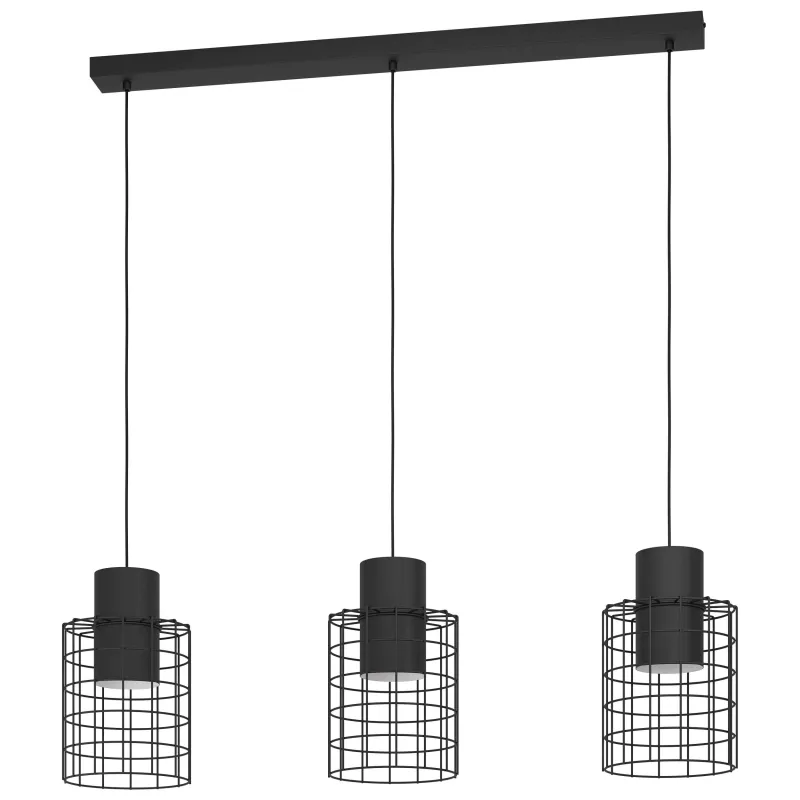 Modern minimal black 3 lights pendant chandelier for kitchen GL0123