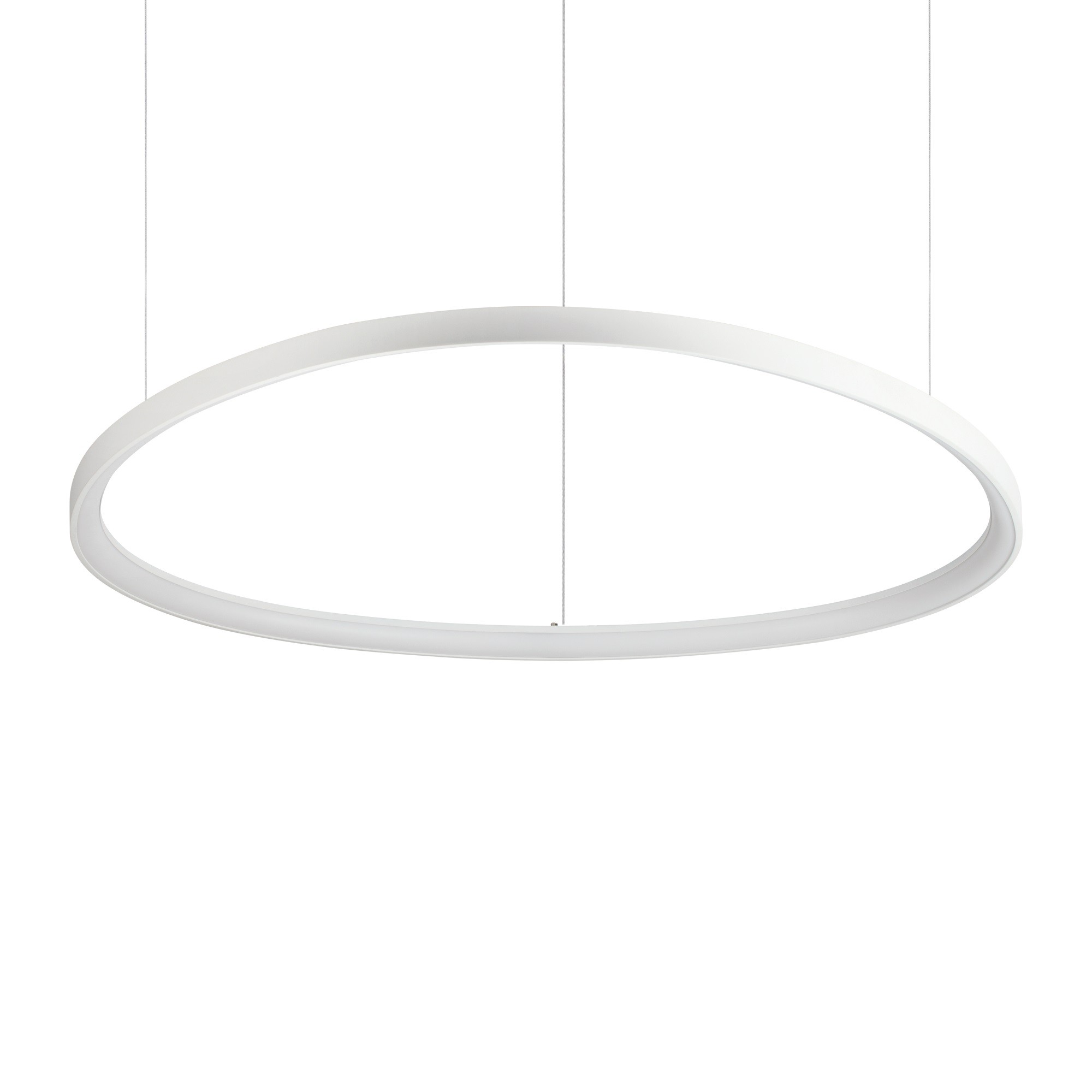 Modern led chandelier d.105cm for office living room white DL1776