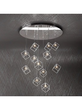 Modern chandelier 12 lights tpl design 1125-s12