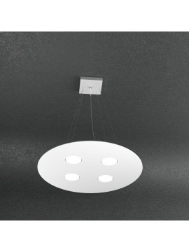 Modern chandelier 4 lights white design tpl 1128-s4t