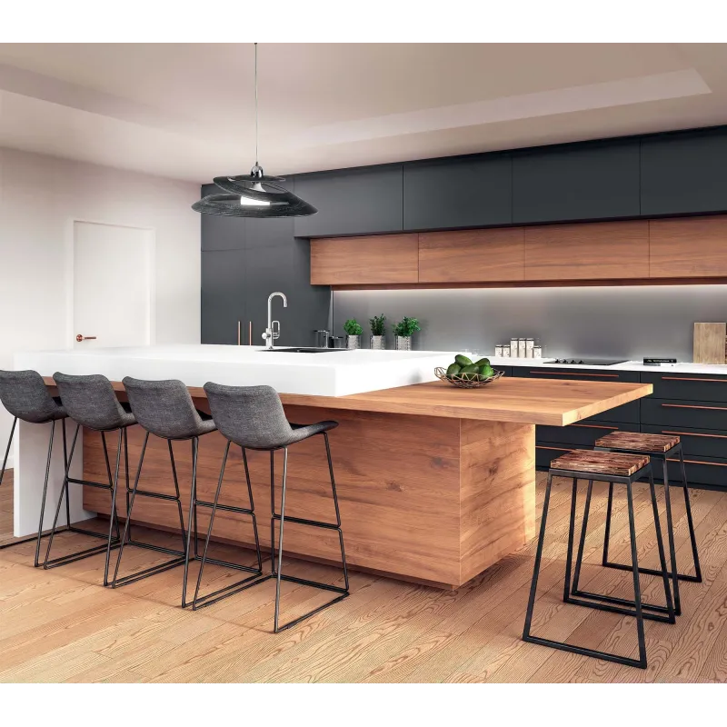 Modern pendant lamp with anthracite glass 1 light for kitchen FB-0148