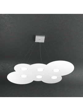 Modern chandelier 6 lights designo tpl 1128-s6r