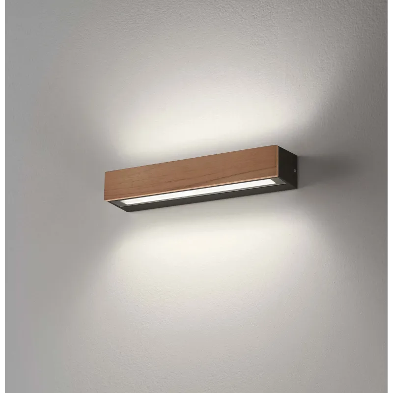 Modern design wooden outdoor led wall light for garden FB-0207