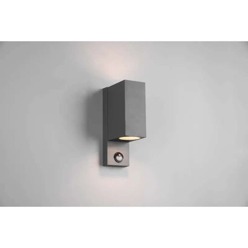 Modern outdoor wall light with sensor 2 lights for veranda TR433