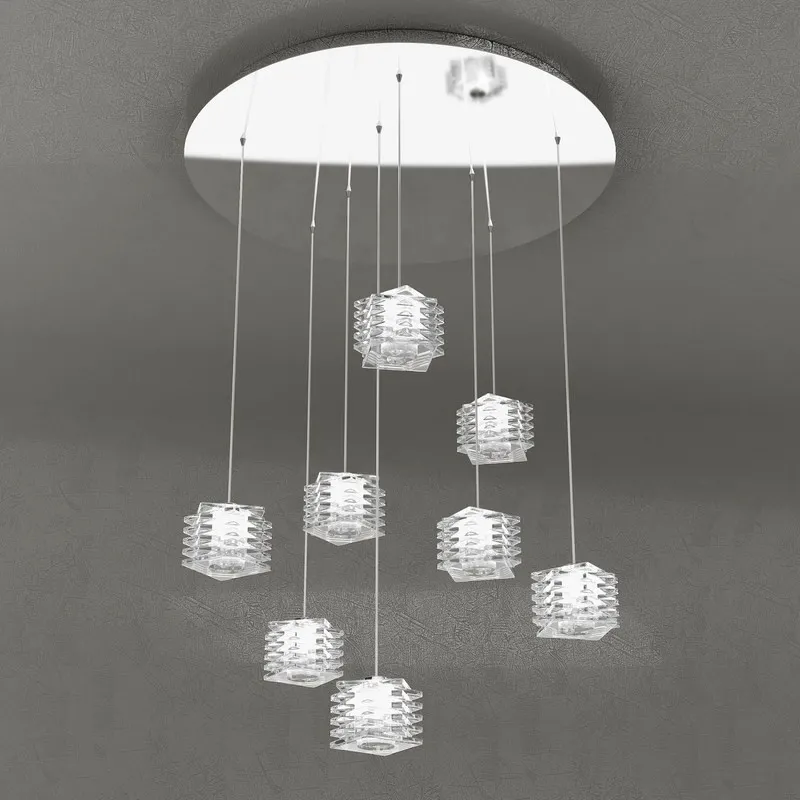 Modern chandelier 8 lights tpl design 1126-s8